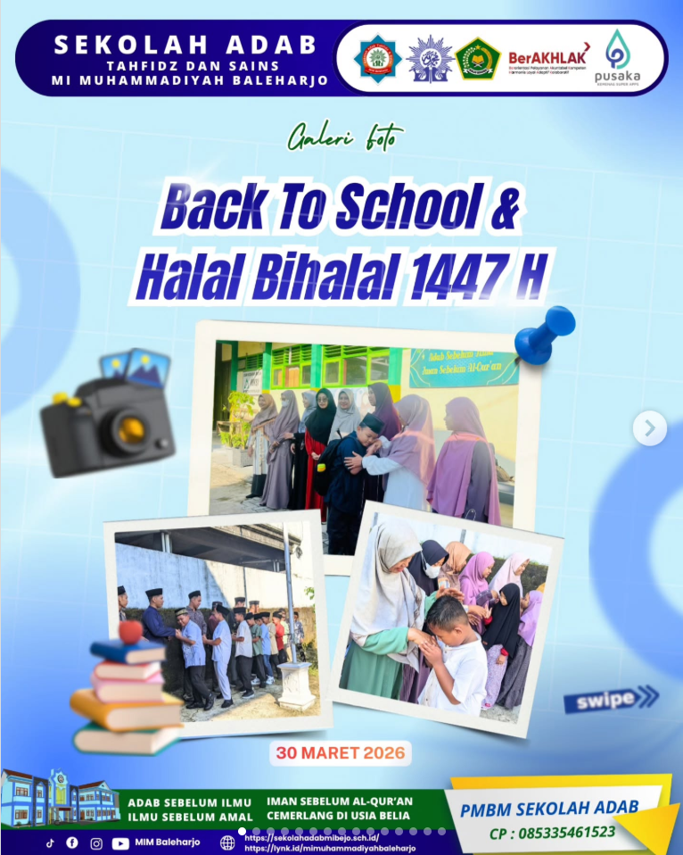Back to School dan Halal Bihalal 1447 H MIM Baleharjo